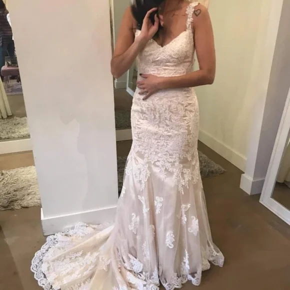 chinese dress ladies Sample Stella York 7491XS-SS Wedding Dress